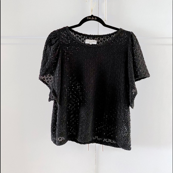 Madewell Flutter Sleeve Top (NWOT) - Picture 1 of 3